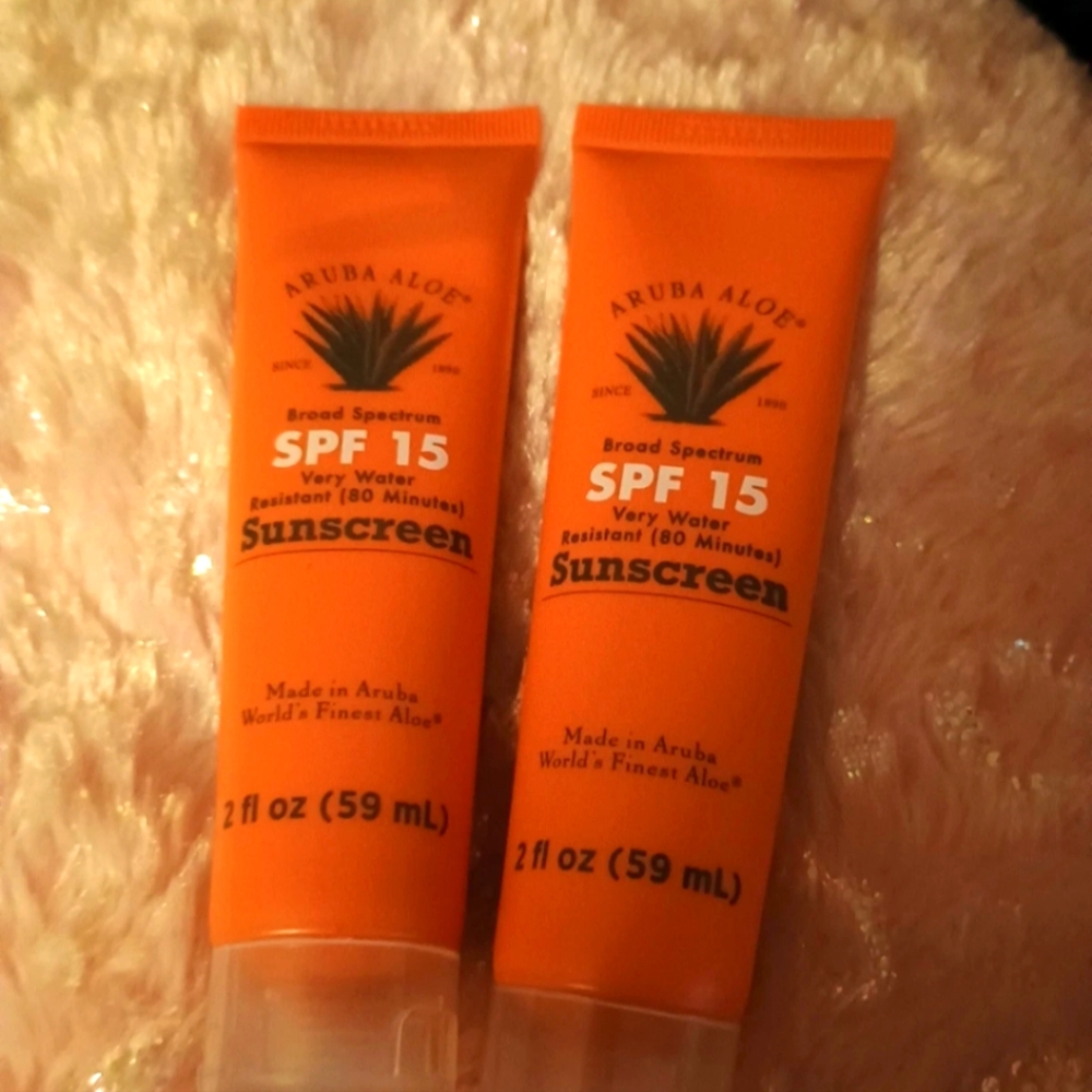 Bundle Of 2 Aruba Aloe SPF15 Sunscren New, Sealed